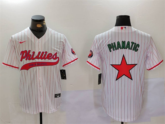 Phanatic Philadelphia Phillies white-red jersey