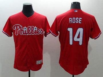 Pete Rose Philadelphia Phillies red Authentic jersey
