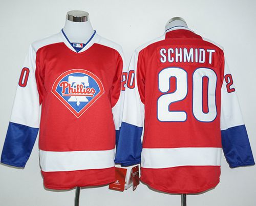 Mike Schmidt Philadelphia Phillies red jersey