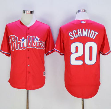 Mike Schmidt Philadelphia Phillies red jersey
