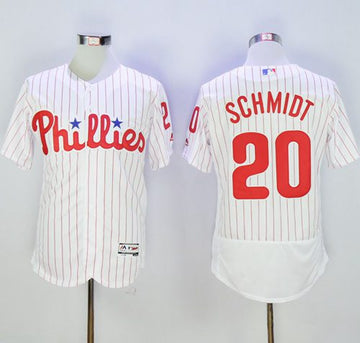 Mike Schmidt Philadelphia Phillies white Authentic jersey