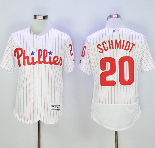 Mike Schmidt Philadelphia Phillies white Authentic jersey