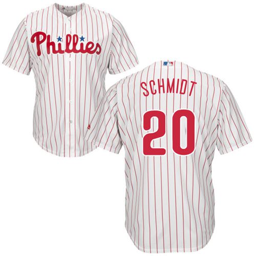 Mike Schmidt Philadelphia Phillies white jersey