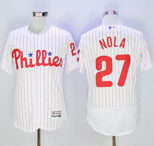 Aaron Nola Philadelphia Phillies white Authentic jersey