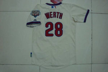 Jayson Werth Philadelphia Phillies cream jersey