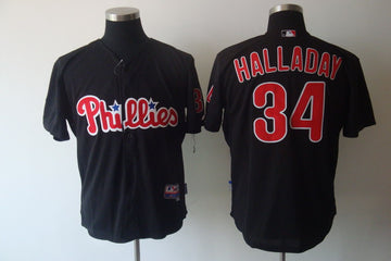 Roy Halladay Philadelphia Phillies black jersey
