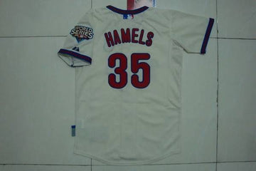 Cole Hamels Philadelphia Phillies cream jersey
