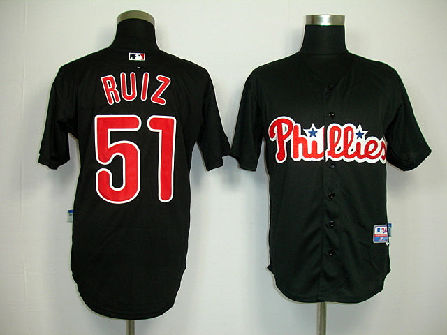 Carlos Ruiz Philadelphia Phillies black jersey