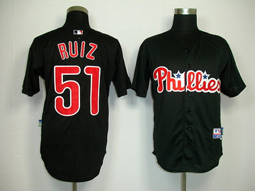 Carlos Ruiz Philadelphia Phillies black jersey