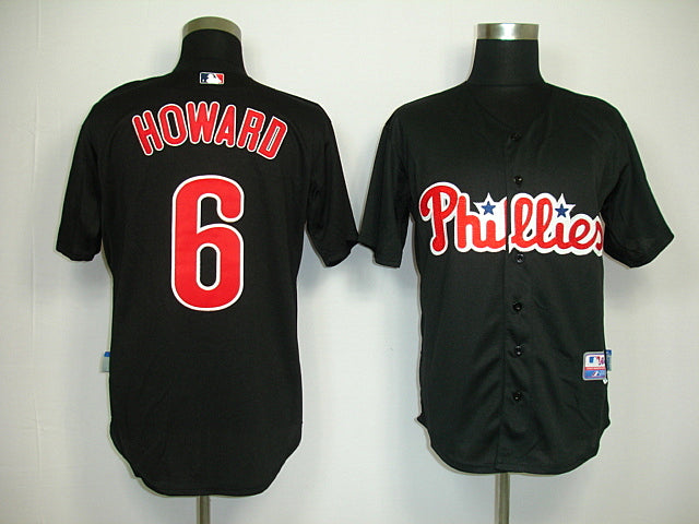 Ryan Howard Philadelphia Phillies black jersey
