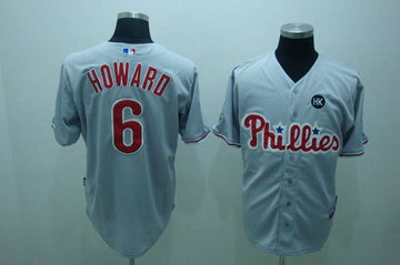 Ryan Howard Philadelphia Phillies grey jersey