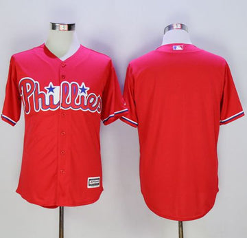 Custom Philadelphia Phillies red jersey