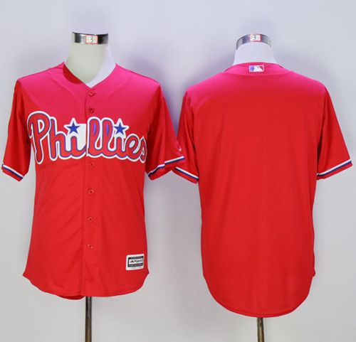 Custom Philadelphia Phillies red jersey