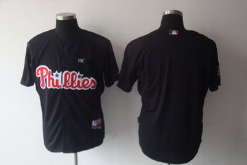 Custom Philadelphia Phillies black jersey
