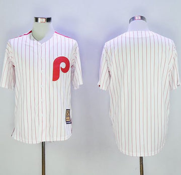 Custom Philadelphia Phillies white Cooperstown jersey