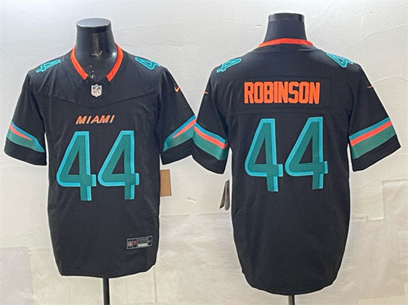 Chop Robinson Miami Dolphins black Vapor jersey