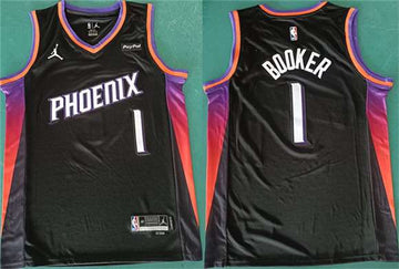 Devin Booker Phoenix Suns black jersey
