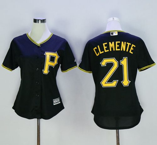 Roberto Clemente Pittsburgh Pirates black Alternate jersey