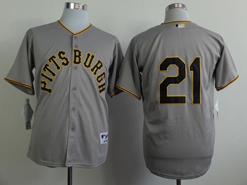 Roberto Clemente Pittsburgh Pirates grey jersey