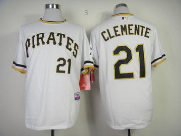 Roberto Clemente Pittsburgh Pirates white Alternate jersey
