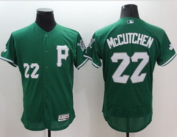 Andrew McCutchen Pittsburgh Pirates green Authentic jersey