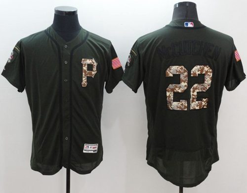 Andrew McCutchen Pittsburgh Pirates green Salute To Service jersey