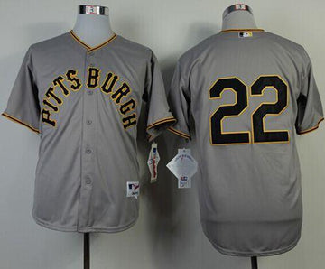 Andrew McCutchen Pittsburgh Pirates grey jersey