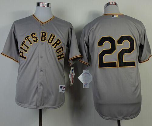 Andrew McCutchen Pittsburgh Pirates grey jersey