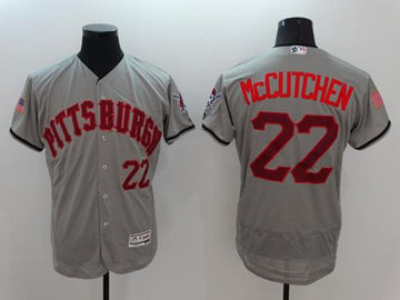 Andrew McCutchen Pittsburgh Pirates grey Fashion jersey