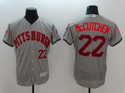 Andrew McCutchen Pittsburgh Pirates grey Fashion jersey