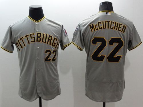 Andrew McCutchen Pittsburgh Pirates grey Authentic jersey