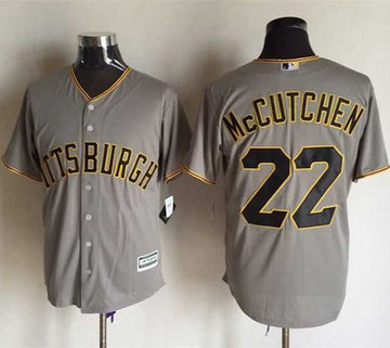 Andrew McCutchen Pittsburgh Pirates grey jersey