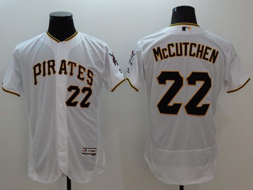 Andrew McCutchen Pittsburgh Pirates white Authentic jersey