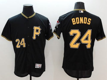 Barry Bonds Pittsburgh Pirates black Authentic jersey