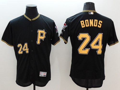 Barry Bonds Pittsburgh Pirates black Authentic jersey