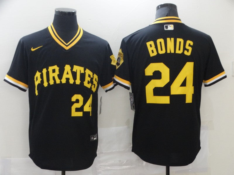 Barry Bonds Pittsburgh Pirates black jersey