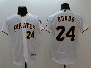 Barry Bonds Pittsburgh Pirates white Authentic jersey