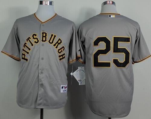 Gregory Polanco Pittsburgh Pirates grey jersey