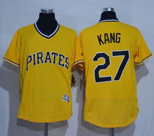 Jung-ho Kang Pittsburgh Pirates gold Authentic jersey