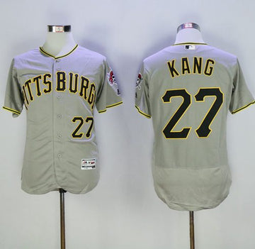 Jung-ho Kang Pittsburgh Pirates grey Authentic jersey