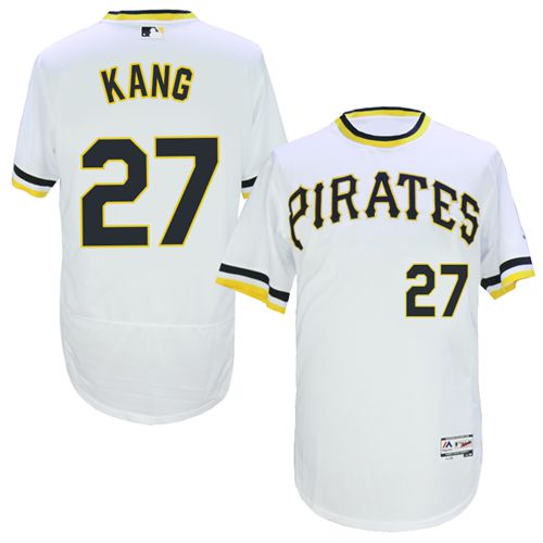 Jung-ho Kang Pittsburgh Pirates white Authentic jersey