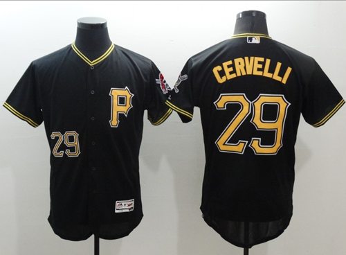 Francisco Cervelli Pittsburgh Pirates black Authentic jersey