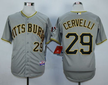 Francisco Cervelli Pittsburgh Pirates grey jersey