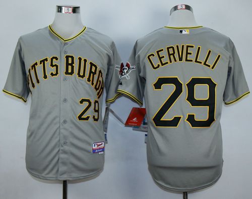 Francisco Cervelli Pittsburgh Pirates grey jersey