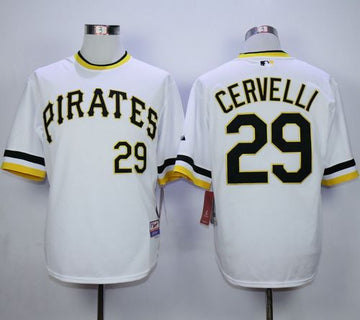 Francisco Cervelli Pittsburgh Pirates white Alternate jersey