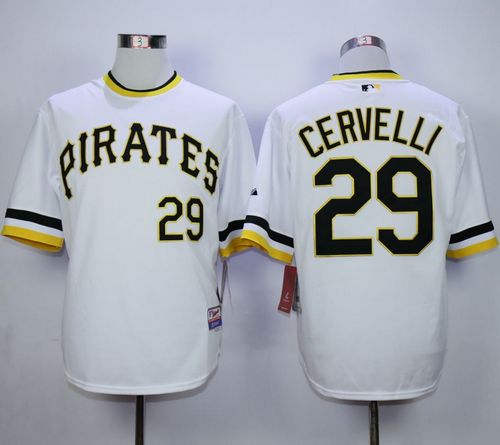 Francisco Cervelli Pittsburgh Pirates white Alternate jersey