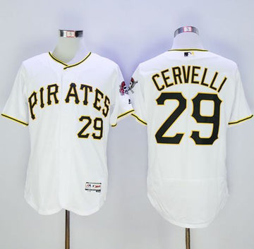 Francisco Cervelli Pittsburgh Pirates white Authentic jersey