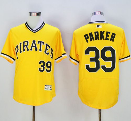 Dave Parker Pittsburgh Pirates gold Authentic jersey