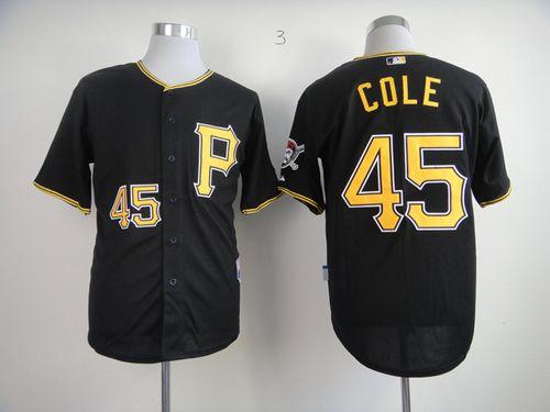 Gerrit Cole Pittsburgh Pirates black jersey