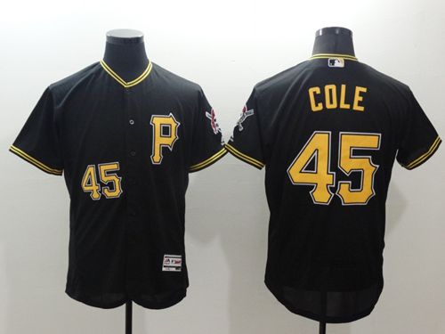 Gerrit Cole Pittsburgh Pirates black Authentic jersey